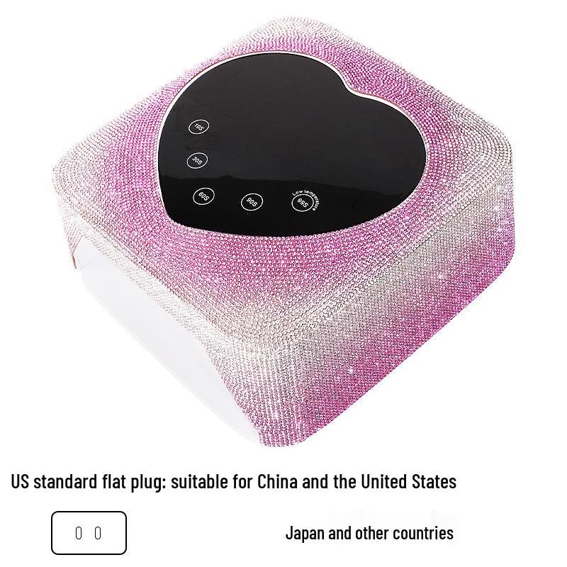 Мощная беспроводная лампа для ногтей: Гелевое покрытие, Двухцветный градиент, Дизайн со стразами, Мягкий для рук.
Мощная беспроводная лампа для ногтей: Гелевое покрытие, Двухцветный градиент, Дизайн со стразами, Мягкий для рук.