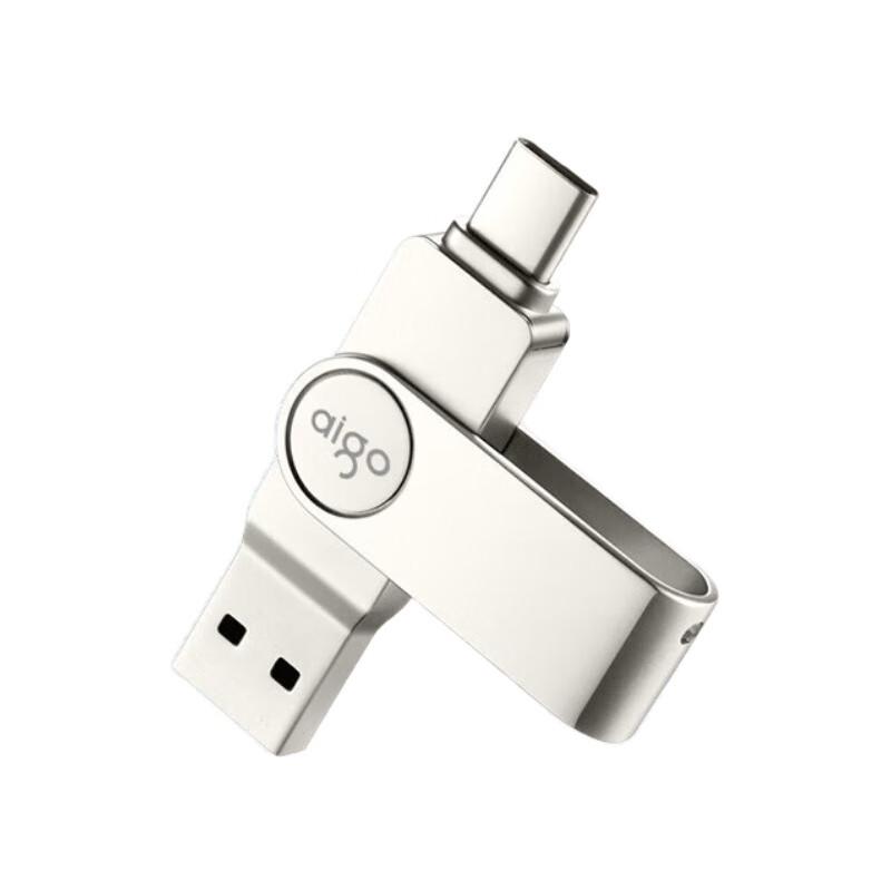 aigo U356 256GB Dual-Interface Type-C USB 3.2 High-Speed OTG Flash Drive
aigo U356 256GB Dual-Interface Type-C USB 3.2 High-Speed OTG Flash Drive