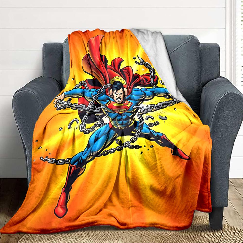 1pc Superman, Chains Flannel Throw Blanket Soft, Warm & Cozy for Couch, Bed, Office, and Travel Versatile All Season Gift, Christmas present 80x120cm
1pc Superman, Chains Flannel Throw Blanket Soft, Warm & Cozy for Couch, Bed, Office, and Travel Versatile All Season Gift, Christmas present 80x120cm