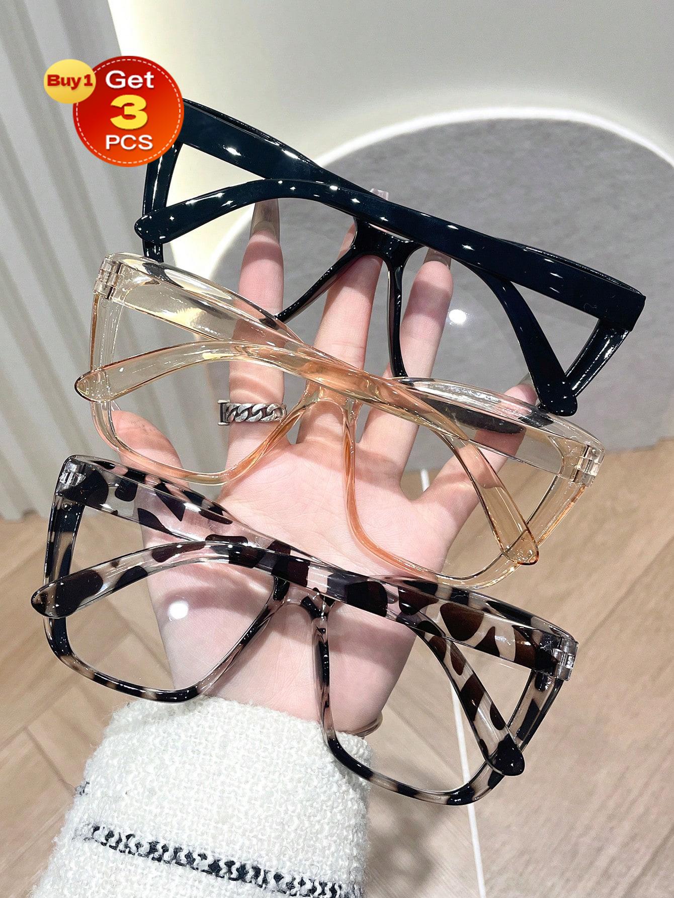 3 шт. модная оправа кошачий глаз для женщин, прозрачные очки с защитой от синего света для чтения, компьютера, офиса, повседневного фотографирования, украшения.
3 шт. модная оправа кошачий глаз для женщин, прозрачные очки с защитой от синего света для чтения, компьютера, офиса, повседневного фотографирования, украшения.