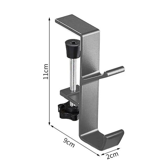 Многофункциональный крючок для края стола, регулируемый крючок для хранения рюкзака, портативная стойка для сумки, пробойник, бесплатная вешалка для края стола для домашнего офиса темно-серого
Многофункциональный крючок для края стола, регулируемый крючок для хранения рюкзака, портативная стойка для сумки, пробойник, бесплатная вешалка для края стола для домашнего офиса темно-серого