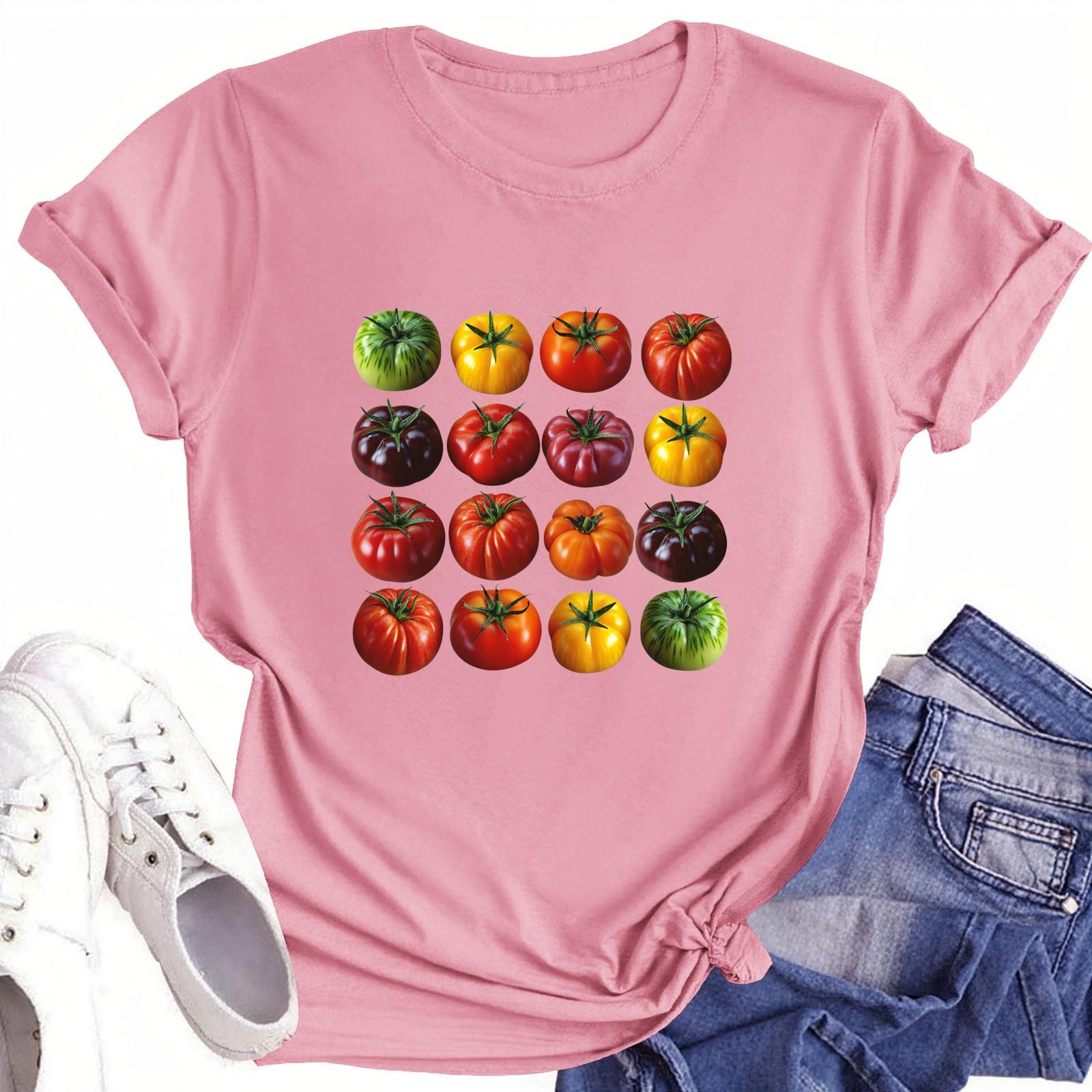 Футболки с короткими рукавами для женщин, модные топы, легкие и мягкие повседневные летние наряды, одежда XXL розовый
Футболки с короткими рукавами для женщин, модные топы, легкие и мягкие повседневные летние наряды, одежда XXL розовый