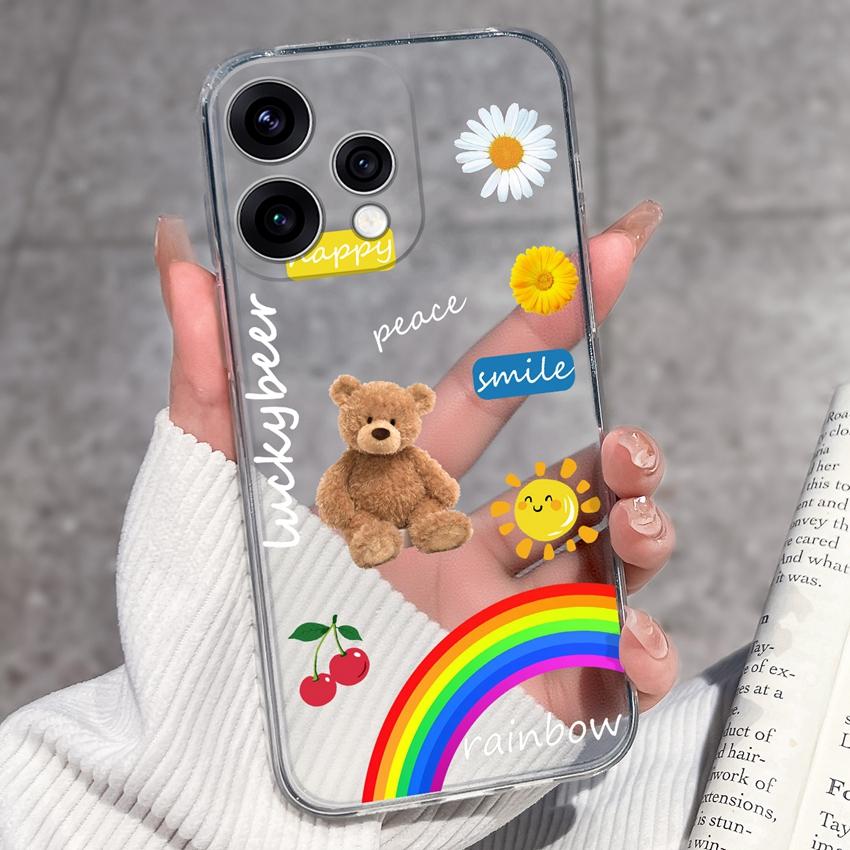 Для Oppo Reno15 14 Pro 15F 14F Realme C71 C85 15T 15X 14T 14X Прозрачный Силиконовый Чехол для Телефона Милый Жираф Радужный Узор Премиум Чехол Для Oppo Capa OPPO Reno15 Pro 5G
Для Oppo Reno15 14 Pro 15F 14F Realme C71 C85 15T 15X 14T 14X Прозрачный Силиконовый Чехол для Телефона Милый Жираф Радужный Узор Премиум Чехол Для Oppo Capa OPPO Reno15 Pro 5G