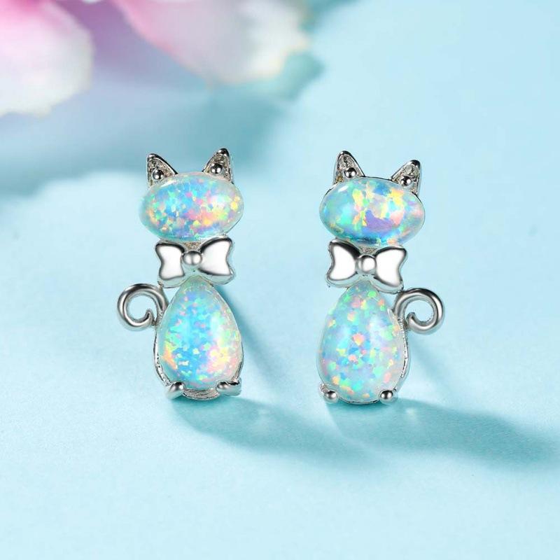 French romantic style trinkets bow cat stud earrings sweet girl heart earrings earrings белый
French romantic style trinkets bow cat stud earrings sweet girl heart earrings earrings белый