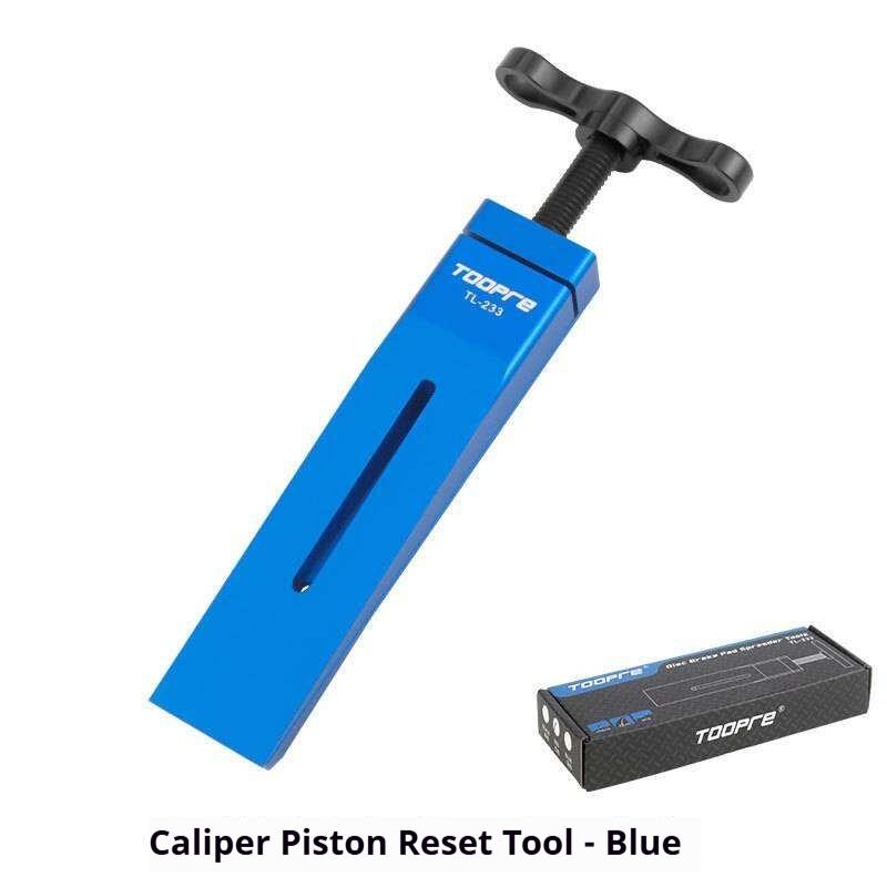TOOPRE Bicycle Hydraulic Oil Disc Brake Piston Reset Tool MTB Road Bike Oil Disc Brake Caliper Piston Reset Installation Tools TL233-BLUE
TOOPRE Bicycle Hydraulic Oil Disc Brake Piston Reset Tool MTB Road Bike Oil Disc Brake Caliper Piston Reset Installation Tools TL233-BLUE