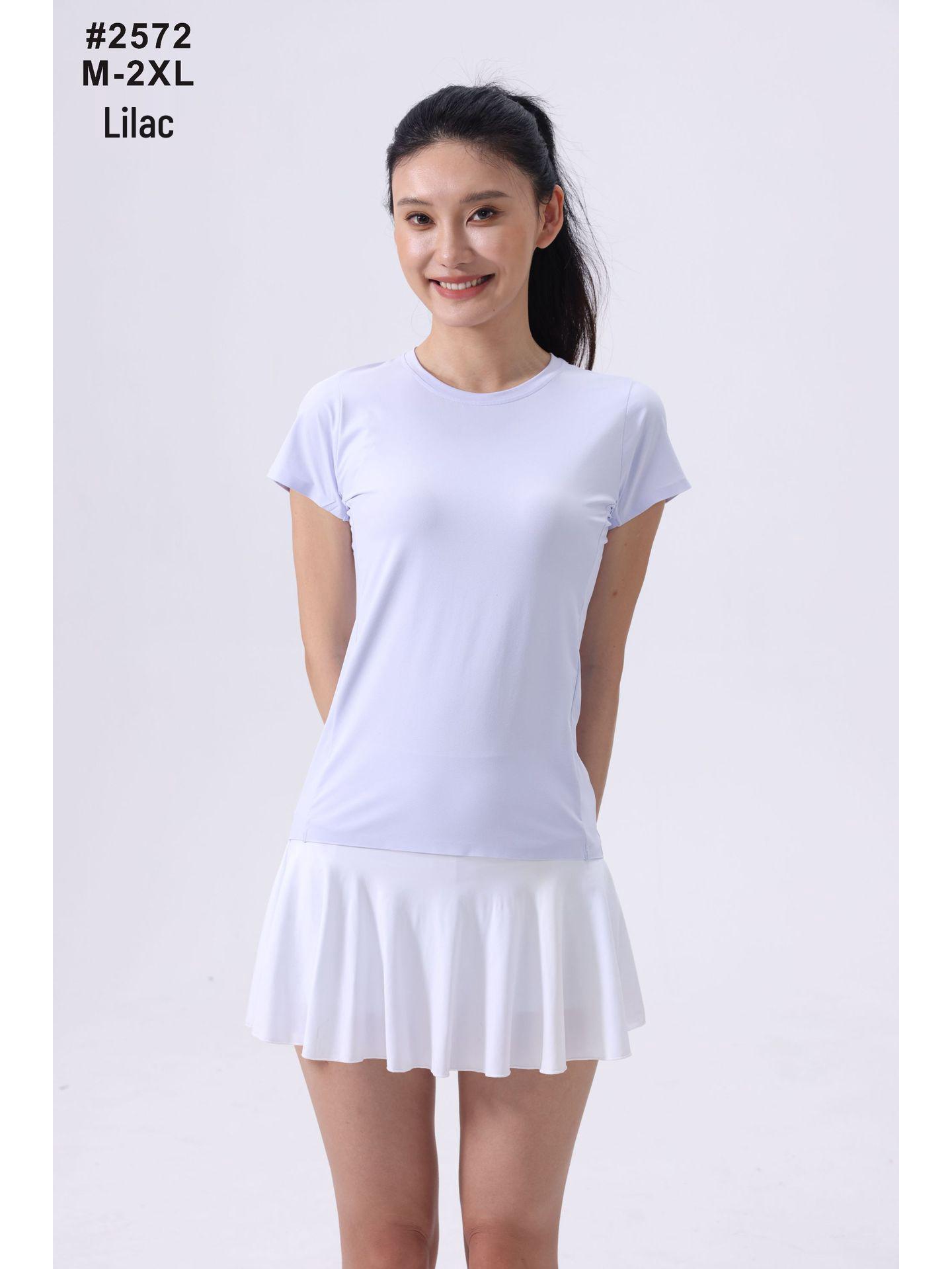 Women s Seamless Yoga Short Sleeve T-Shirt: Loose, Comfortable, Sweat-Wicking, Quick-Drying Fitness Top. M світло-фіолетового кольору
Women s Seamless Yoga Short Sleeve T-Shirt: Loose, Comfortable, Sweat-Wicking, Quick-Drying Fitness Top. M світло-фіолетового кольору