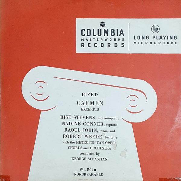 LP Record BIZET CHORUS ORCH. OF THE METROP Carmen Excerpts WL5010 COLUMBIA MASTE 1951 Japan Classical Used
LP Record BIZET CHORUS ORCH. OF THE METROP Carmen Excerpts WL5010 COLUMBIA MASTE 1951 Japan Classical Used