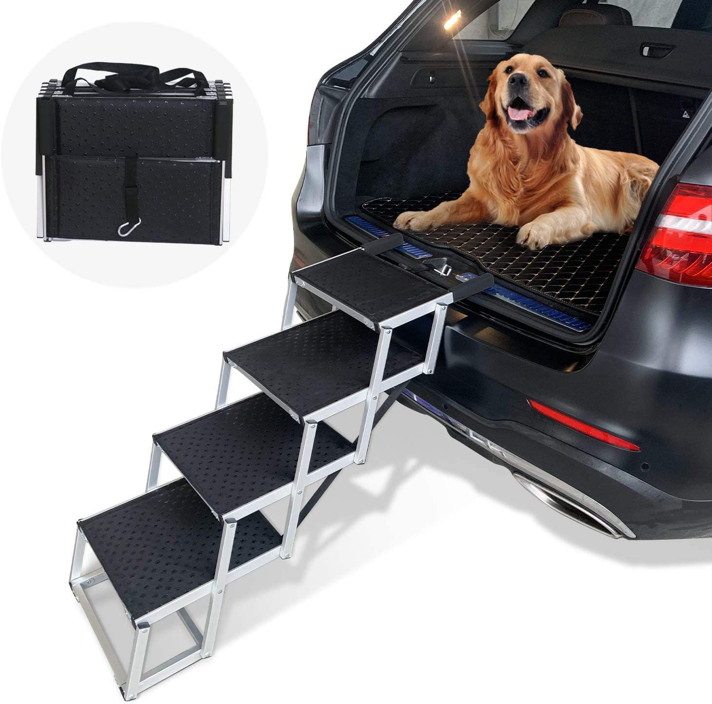 Ulable Pet Step Stool for Pet Dog Getting in and Out of Pet Elderly Dog For Nursing Convenient Slope for Large Dogs and Easy to Get Up and Down from
Ulable Pet Step Stool for Pet Dog Getting in and Out of Pet Elderly Dog For Nursing Convenient Slope for Large Dogs and Easy to Get Up and Down from