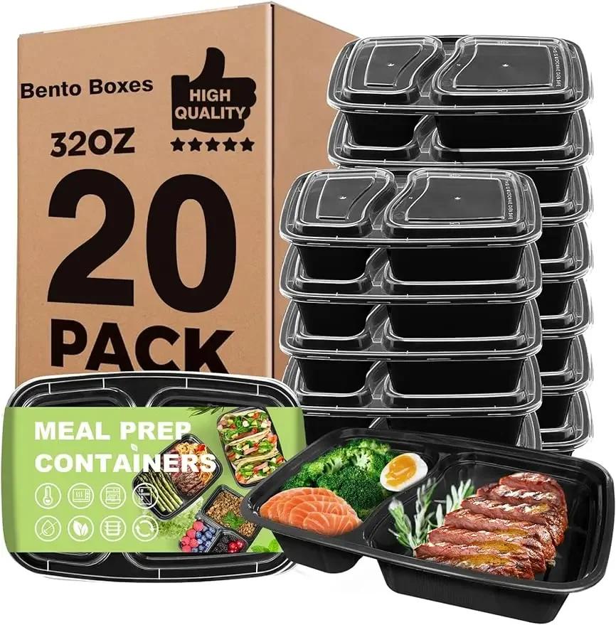 20PCS Takeaway Lunch Box with 2-pocket LidTravel Lunch BoxDisposable Bento BoxMicrowave/Dishwasher/Freezer Safe 20pcs
20PCS Takeaway Lunch Box with 2-pocket LidTravel Lunch BoxDisposable Bento BoxMicrowave/Dishwasher/Freezer Safe 20pcs