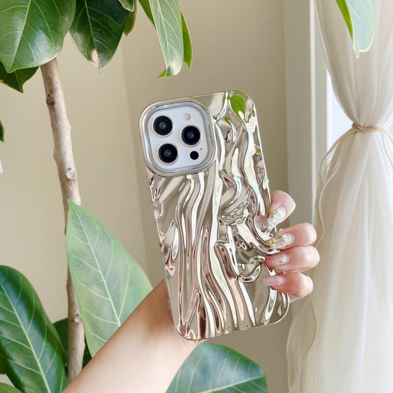 Electroplated Wrinkle Pattern Phone Case for iPhone 15 Pro Max - Elegant Solid Color Design 14 Pro
Electroplated Wrinkle Pattern Phone Case for iPhone 15 Pro Max - Elegant Solid Color Design 14 Pro