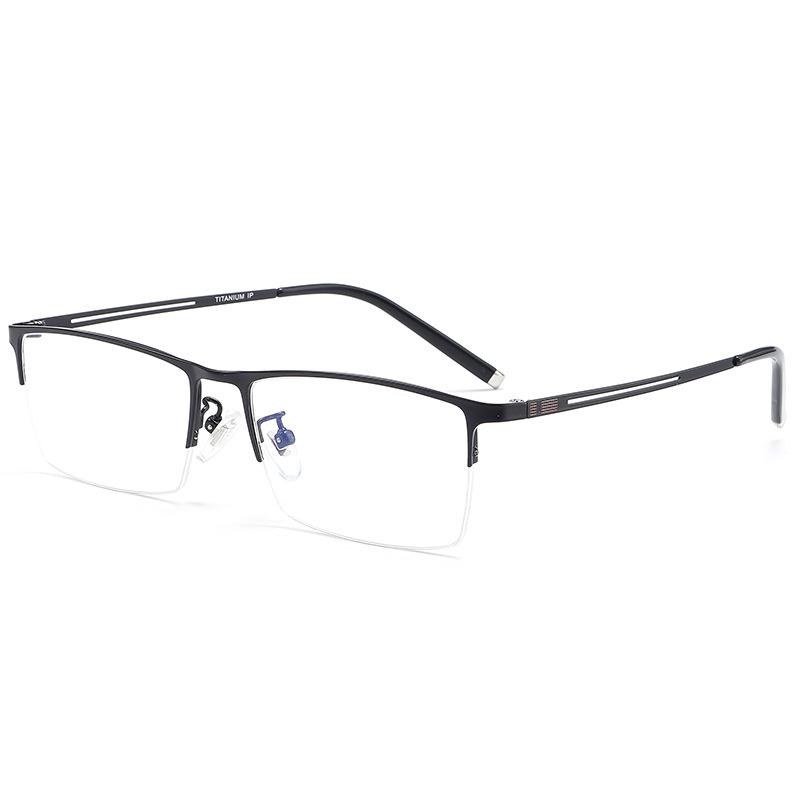Pure Titanium Business Half Frame Glasses Photochromic Men Optical Prescription Myopic Astigmatism Hyperopia Progressive Eyewear Single Version&1.56&Anti Blue Ray чорний
Pure Titanium Business Half Frame Glasses Photochromic Men Optical Prescription Myopic Astigmatism Hyperopia Progressive Eyewear Single Version&1.56&Anti Blue Ray чорний