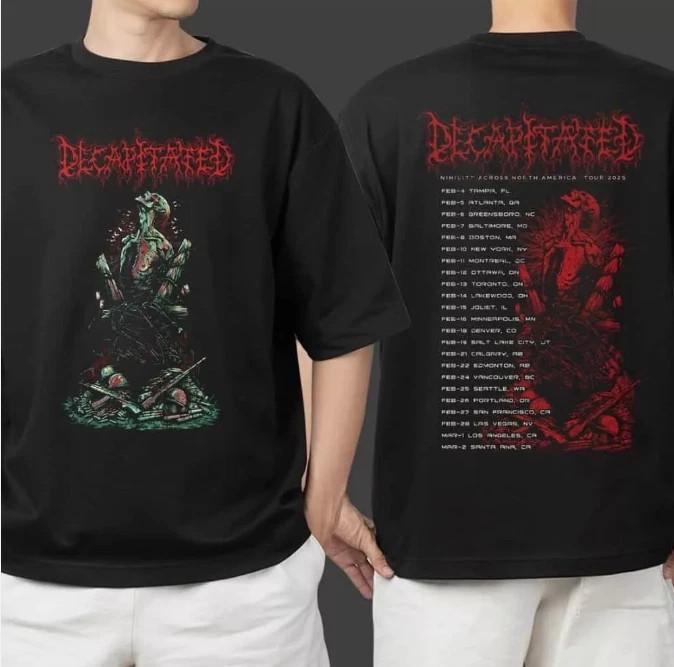 Decapitated Nihility Across North America Tour 2025 Tour T-shirt 3XL
Decapitated Nihility Across North America Tour 2025 Tour T-shirt 3XL