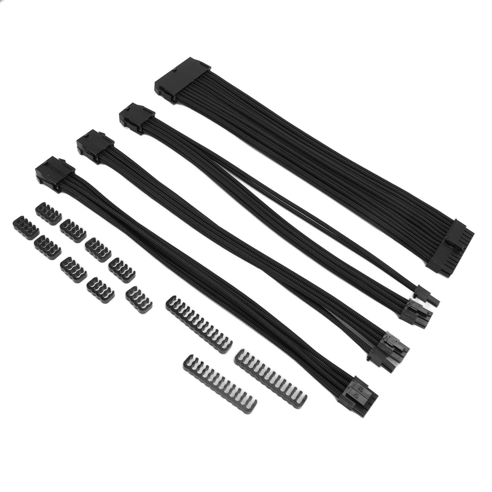 4 шт. Материнская плата ЦП Видеокарта Удлинитель Шнур Профессиональный Высокопроводящий Нейлоновый Тканый чёрный
4 шт. Материнская плата ЦП Видеокарта Удлинитель Шнур Профессиональный Высокопроводящий Нейлоновый Тканый чёрный