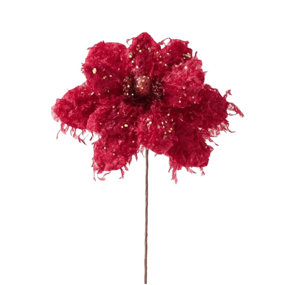 Блестящий Рождественский Блестящий Цветок 22СМ Винно-Красный Цветок с Блестками Аксессуар для Рождественской Елки
Блестящий Рождественский Блестящий Цветок 22СМ Винно-Красный Цветок с Блестками Аксессуар для Рождественской Елки