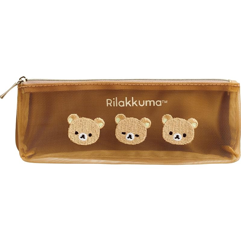 San-X rilakkuma Let s all have a good time together mesh pen pouch PT16201 Size: H7 x W21 x D6cm
San-X rilakkuma Let s all have a good time together mesh pen pouch PT16201 Size: H7 x W21 x D6cm