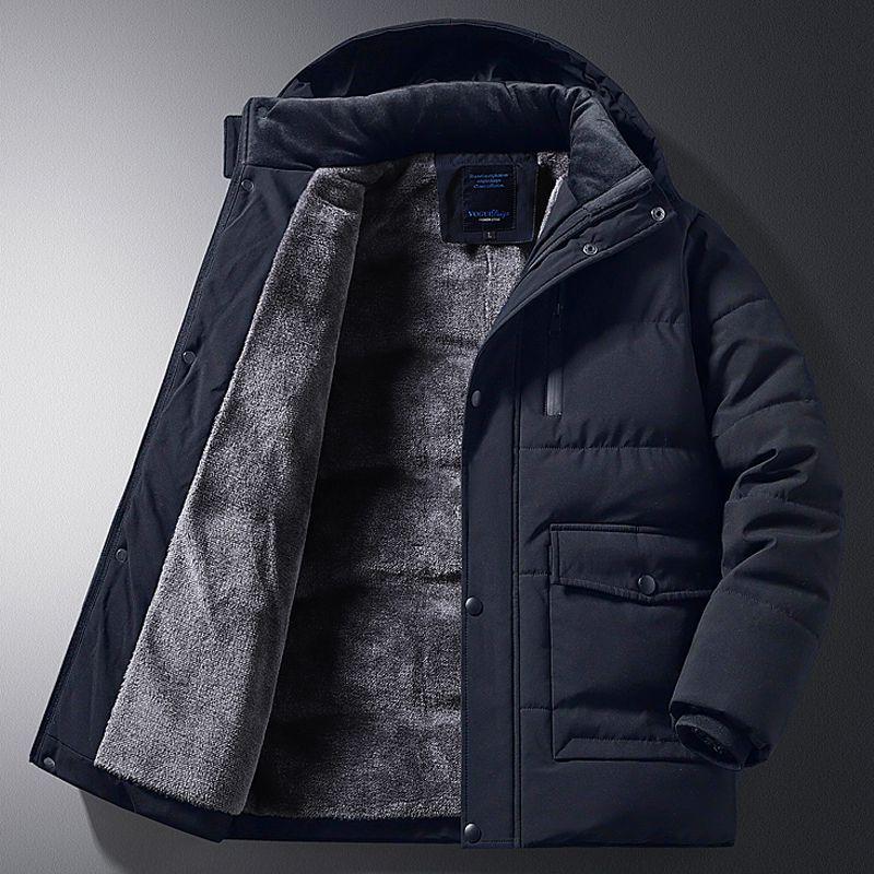 Men s Winter Mid-Length Thickened Cotton Jacket for Middle-Aged & Elderly with Added Fleece 4XL (160-175 Jin)
Men s Winter Mid-Length Thickened Cotton Jacket for Middle-Aged & Elderly with Added Fleece 4XL (160-175 Jin)