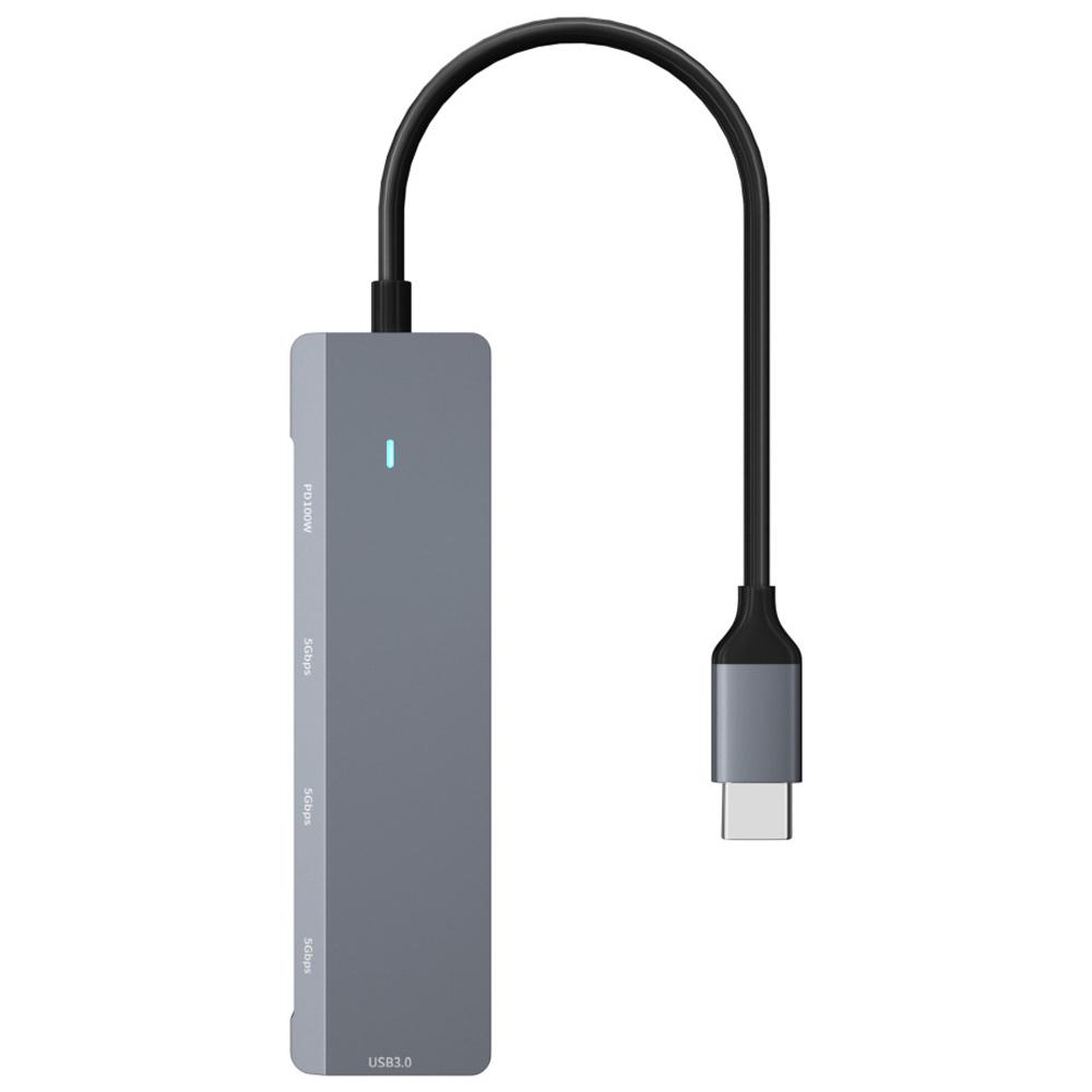 ADS-311C 5-Port Hub Type-C Hub Adapter Support PD 100W Fast Charging Converter As Shown A
ADS-311C 5-Port Hub Type-C Hub Adapter Support PD 100W Fast Charging Converter As Shown A