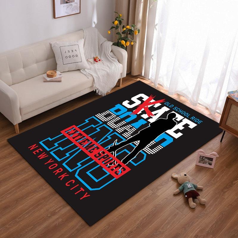 Skateboard Themed Carpet with Extreme Sports and New York Design Suitable for use as an anti-slip for living room bedroom sofas 40x60cm( 15x23in )
Skateboard Themed Carpet with Extreme Sports and New York Design Suitable for use as an anti-slip for living room bedroom sofas 40x60cm( 15x23in )
