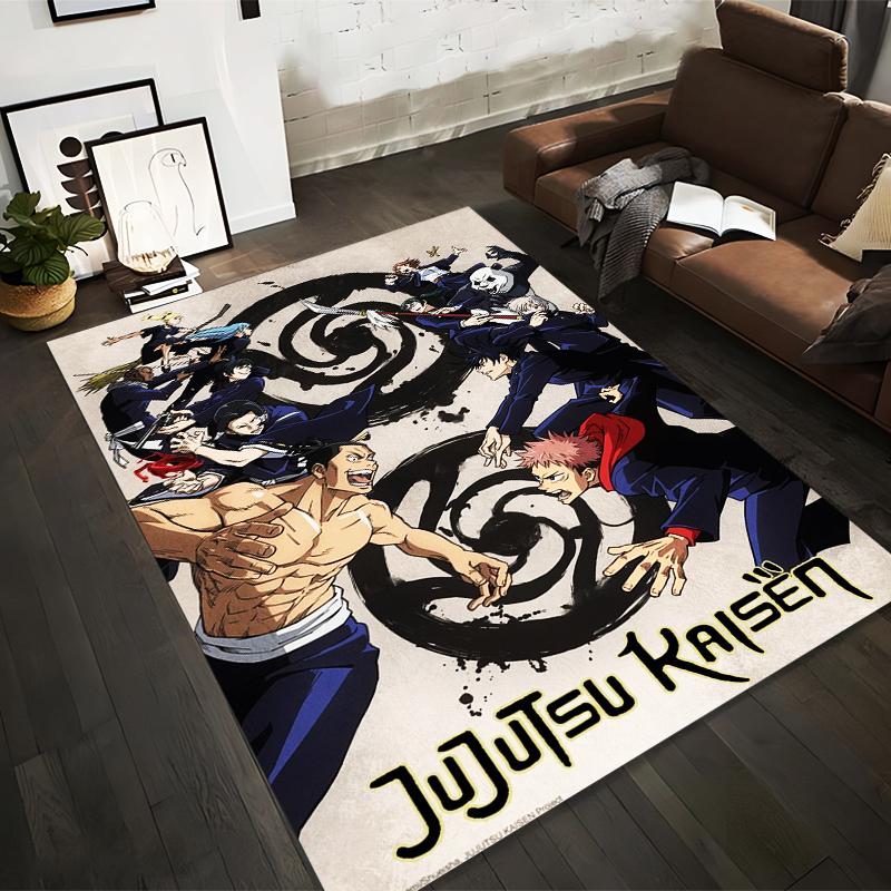 Jujutsu Kaisen Anime Carpet with Characters and Black Swirl Design Suitable for use as an anti-slip for living room bedroom sofas 40x60cm( 15x23in )
Jujutsu Kaisen Anime Carpet with Characters and Black Swirl Design Suitable for use as an anti-slip for living room bedroom sofas 40x60cm( 15x23in )