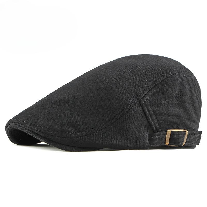 British Retro Flat Cap for Men Women Simple Cotton Knit Beret Spring Autumn Casual Newsboy Hat Solid Color Duckbill Cap 55-60cm чёрный
British Retro Flat Cap for Men Women Simple Cotton Knit Beret Spring Autumn Casual Newsboy Hat Solid Color Duckbill Cap 55-60cm чёрный