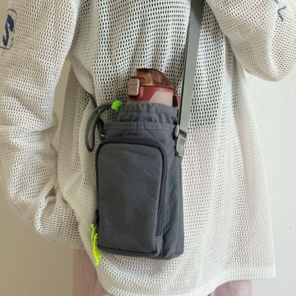 Korean Style Nylon Shoulder Bag Water Bottle Holde Mobile Phone Bag Casual Water Cup Bag Outdoor чорний
Korean Style Nylon Shoulder Bag Water Bottle Holde Mobile Phone Bag Casual Water Cup Bag Outdoor чорний