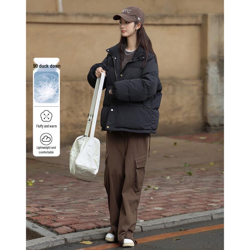 Demana Women s Lightweight Retro Stand Collar Duck Down Puffer Jacket S
Demana Women s Lightweight Retro Stand Collar Duck Down Puffer Jacket S