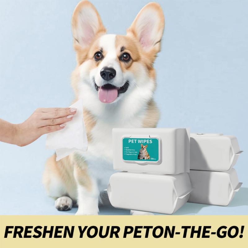 80PCS/pack Pet wipes Disposable Pure water formula Pet care Dog and cat health cleaning Deodorizing wipes Single-use 1package
80PCS/pack Pet wipes Disposable Pure water formula Pet care Dog and cat health cleaning Deodorizing wipes Single-use 1package