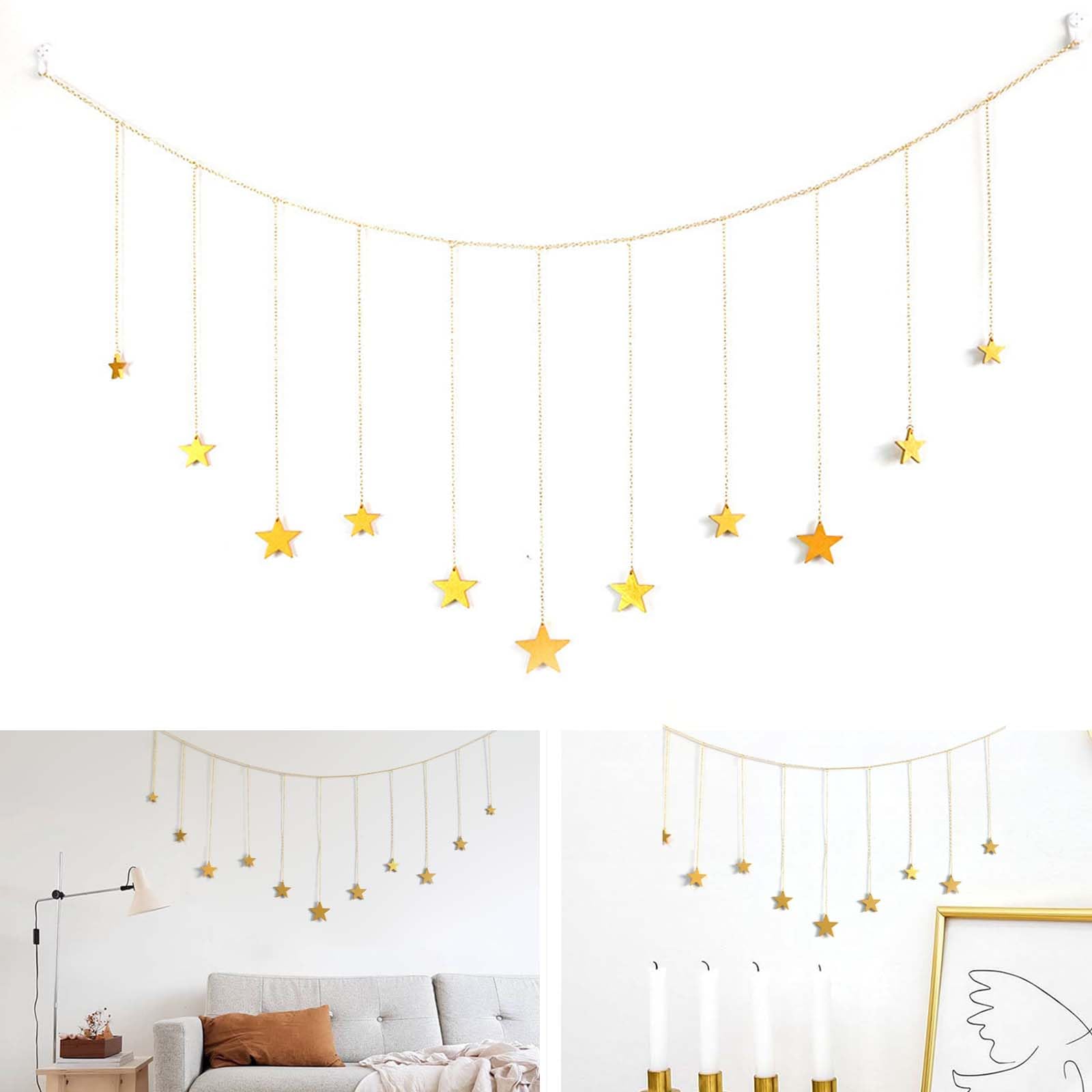 PAVIKE Star Garland Wooden 3D Wall Decoration Room and Party Decor Graduation Wedding Birthday Baby Baptism Opening Ceremony
PAVIKE Star Garland Wooden 3D Wall Decoration Room and Party Decor Graduation Wedding Birthday Baby Baptism Opening Ceremony