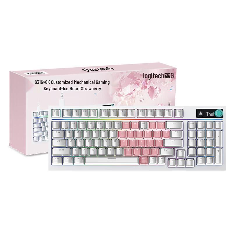 Logitech G316X RGB Hot-Swappable Mechanical Gaming Keyboard
Logitech G316X RGB Hot-Swappable Mechanical Gaming Keyboard