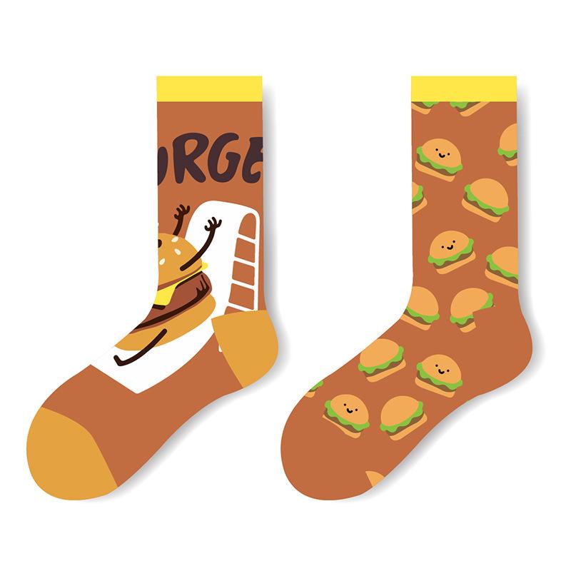 Trendy European Mid-calf Socks - Hamburger & Beer Funny Print, Street Style for Couples One Size
Trendy European Mid-calf Socks - Hamburger & Beer Funny Print, Street Style for Couples One Size