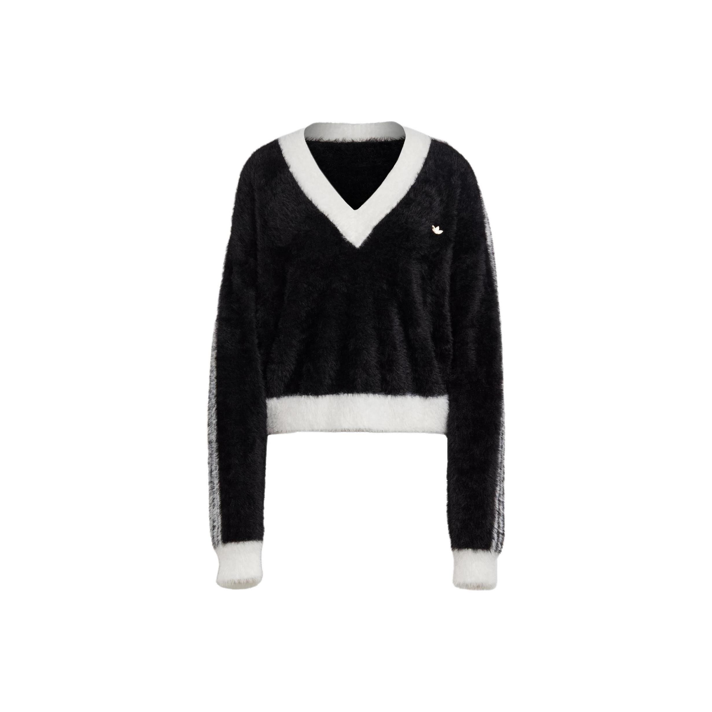 Adidas Originals Logo V-Neck Pullover Long Sleeve Knit Sweater Women sweater Black IC2029 S
Adidas Originals Logo V-Neck Pullover Long Sleeve Knit Sweater Women sweater Black IC2029 S