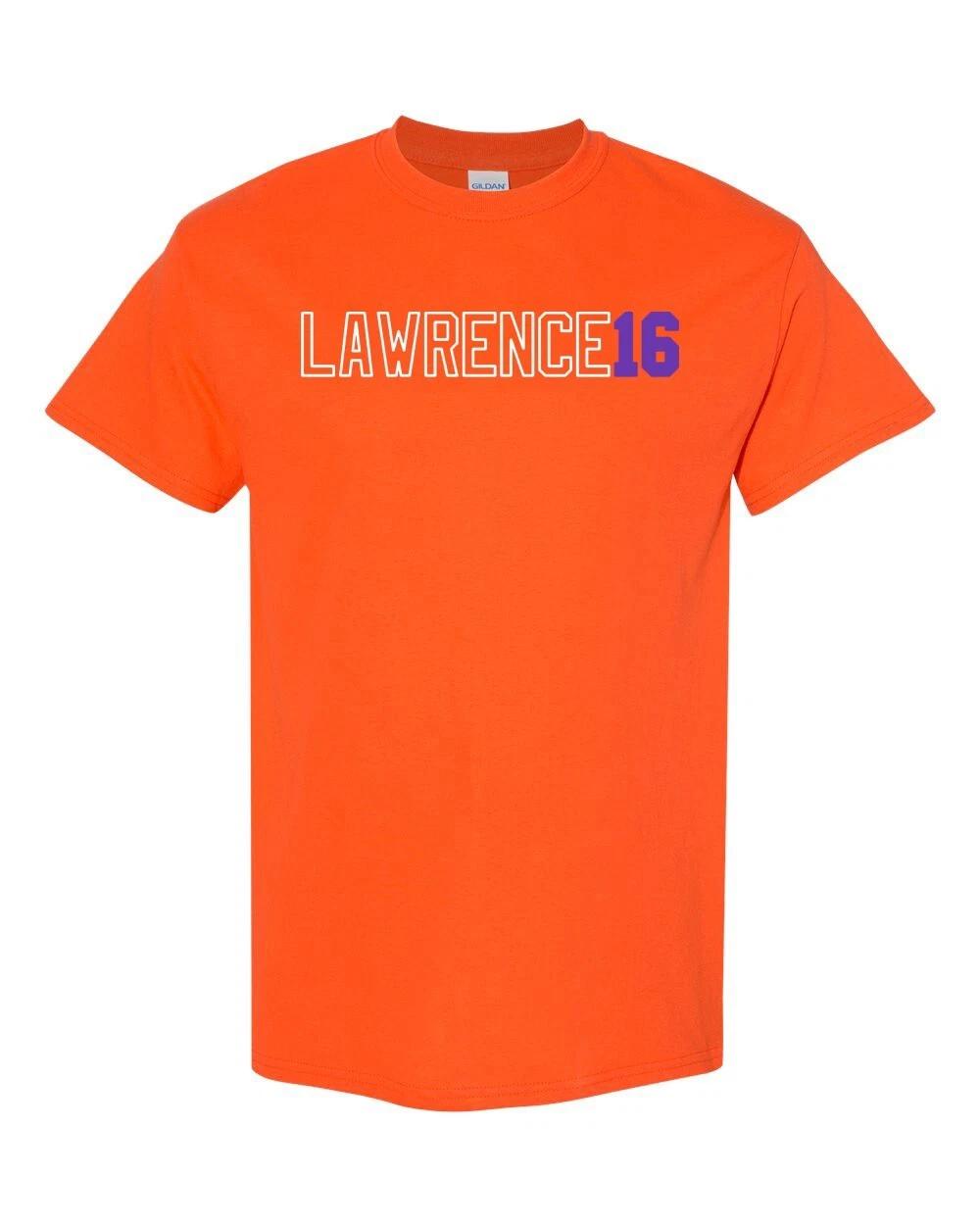 CLEMSON Name And Number Lawrence #16 Unisex T-Shirt S-XL FREE S&H! 3XL
CLEMSON Name And Number Lawrence #16 Unisex T-Shirt S-XL FREE S&H! 3XL