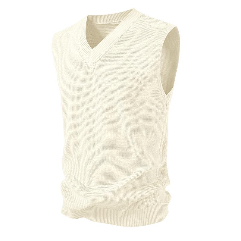 Men s Solid Color Knit Vest Sweater - Black, Watermelon Red, Khaki, Green, Dark Gray (Autumn/Winter Collection) 3XL брудно-білий
Men s Solid Color Knit Vest Sweater - Black, Watermelon Red, Khaki, Green, Dark Gray (Autumn/Winter Collection) 3XL брудно-білий