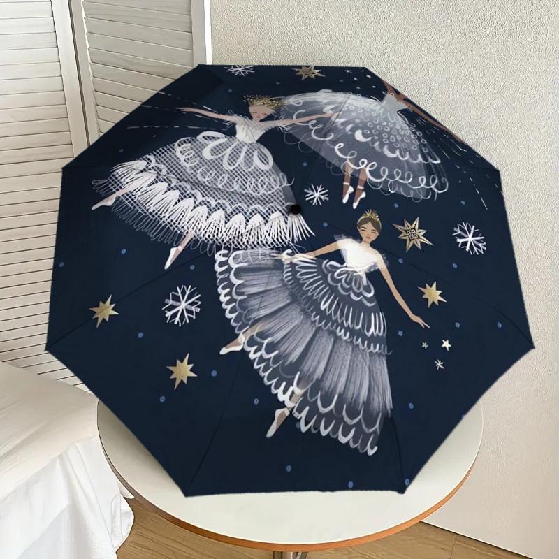 1pc Ballerina Stars Snowflakes Night Sky Umbrella with Plastic Handle,Suitable for All Seasons Home Travel Outdoor UmbrellaDD066
1pc Ballerina Stars Snowflakes Night Sky Umbrella with Plastic Handle,Suitable for All Seasons Home Travel Outdoor UmbrellaDD066