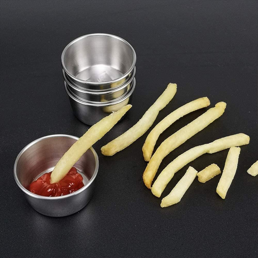 Steel Dipping Round Vinegar Sauce Dish Kitchen Tool Appetizer Serving Tray Sauce Container
Steel Dipping Round Vinegar Sauce Dish Kitchen Tool Appetizer Serving Tray Sauce Container