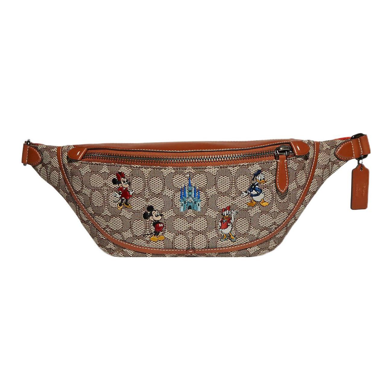 Coach X Disney Collaboration Classic Monogram Mickey And Friends Embroidered Zipper Fabric With Leather Large Shoulder Crossbody Waist Bag C8491-0VCOC Basic Set (Bag+Dust Bag)
Coach X Disney Collaboration Classic Monogram Mickey And Friends Embroidered Zipper Fabric With Leather Large Shoulder Crossbody Waist Bag C8491-0VCOC Basic Set (Bag+Dust Bag)