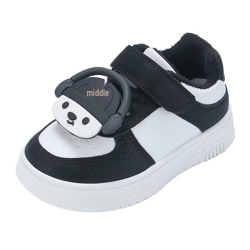 Toddler & Kids Low-Top Skate Shoes: Cotton-Padded, Fleece Lined, Casual Cartoon Design for Warmth Size 24, insole length 15.5 CM чорний
Toddler & Kids Low-Top Skate Shoes: Cotton-Padded, Fleece Lined, Casual Cartoon Design for Warmth Size 24, insole length 15.5 CM чорний