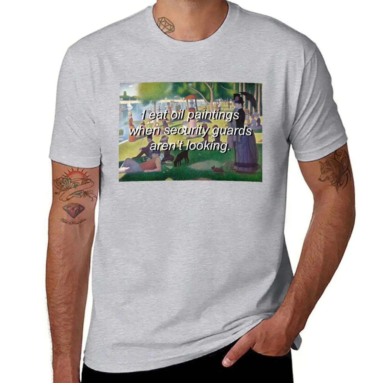 I Eat Oil Paintings TShirt shirts graphic tees vintage clothes Mens cotton tshirt S
I Eat Oil Paintings TShirt shirts graphic tees vintage clothes Mens cotton tshirt S