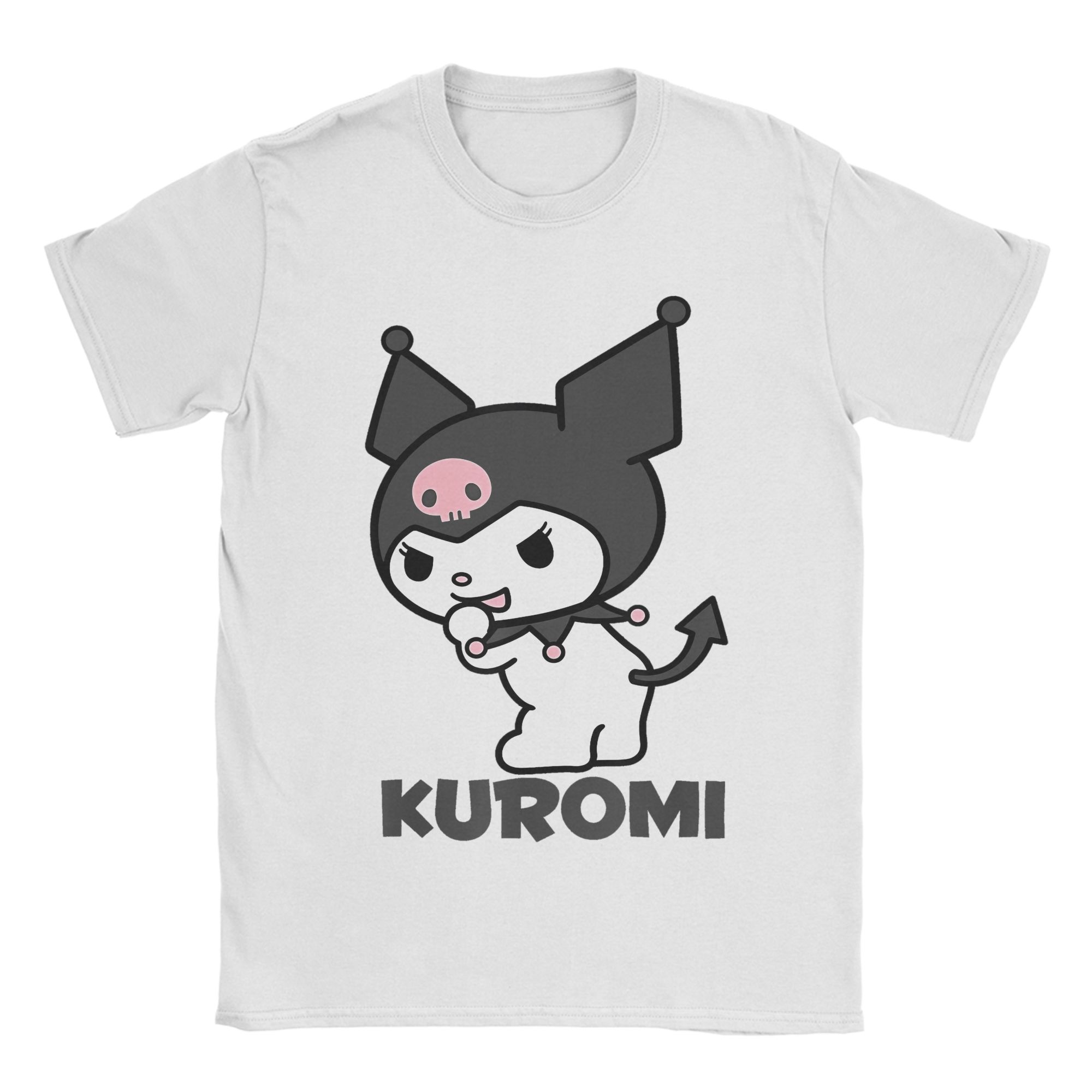 Fashion Kuromi Backside Logo TShirt Unisex Crewneck Cotton T Shirt Short Sleeve Tees New Arrival Clothes S
Fashion Kuromi Backside Logo TShirt Unisex Crewneck Cotton T Shirt Short Sleeve Tees New Arrival Clothes S