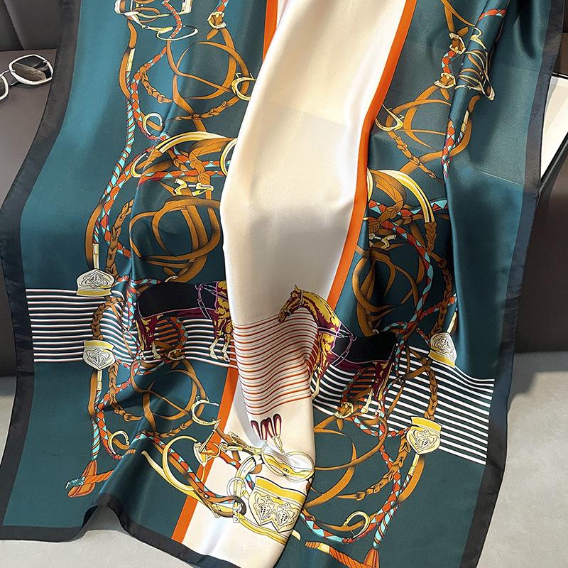 High-End Korean Style Printed Silk Scarf for Women - Ethnic Shawl & Beach Towel 180*86 cm
High-End Korean Style Printed Silk Scarf for Women - Ethnic Shawl & Beach Towel 180*86 cm