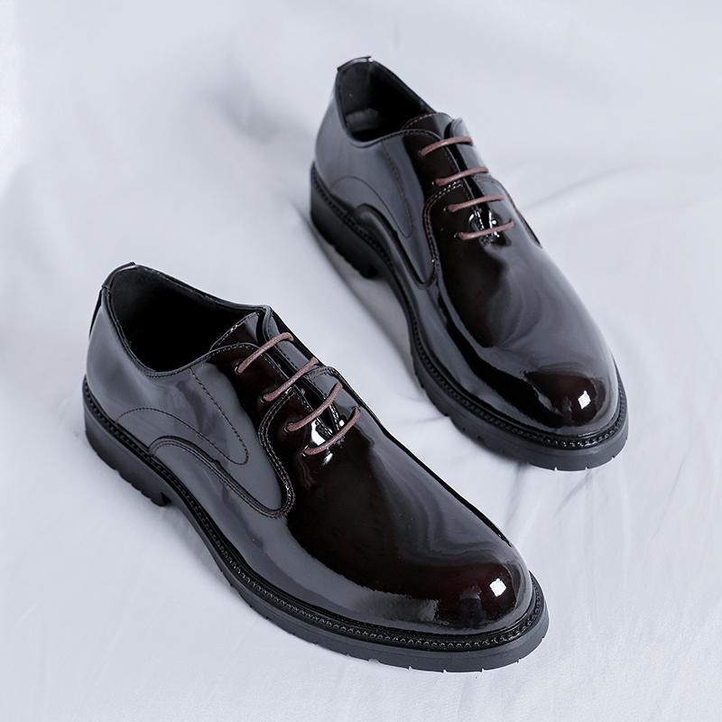 Модные мужские туфли-дерби в корейском стиле, классические туфли из кожи на шнуровке для банкета и свадьбы 44
Модные мужские туфли-дерби в корейском стиле, классические туфли из кожи на шнуровке для банкета и свадьбы 44