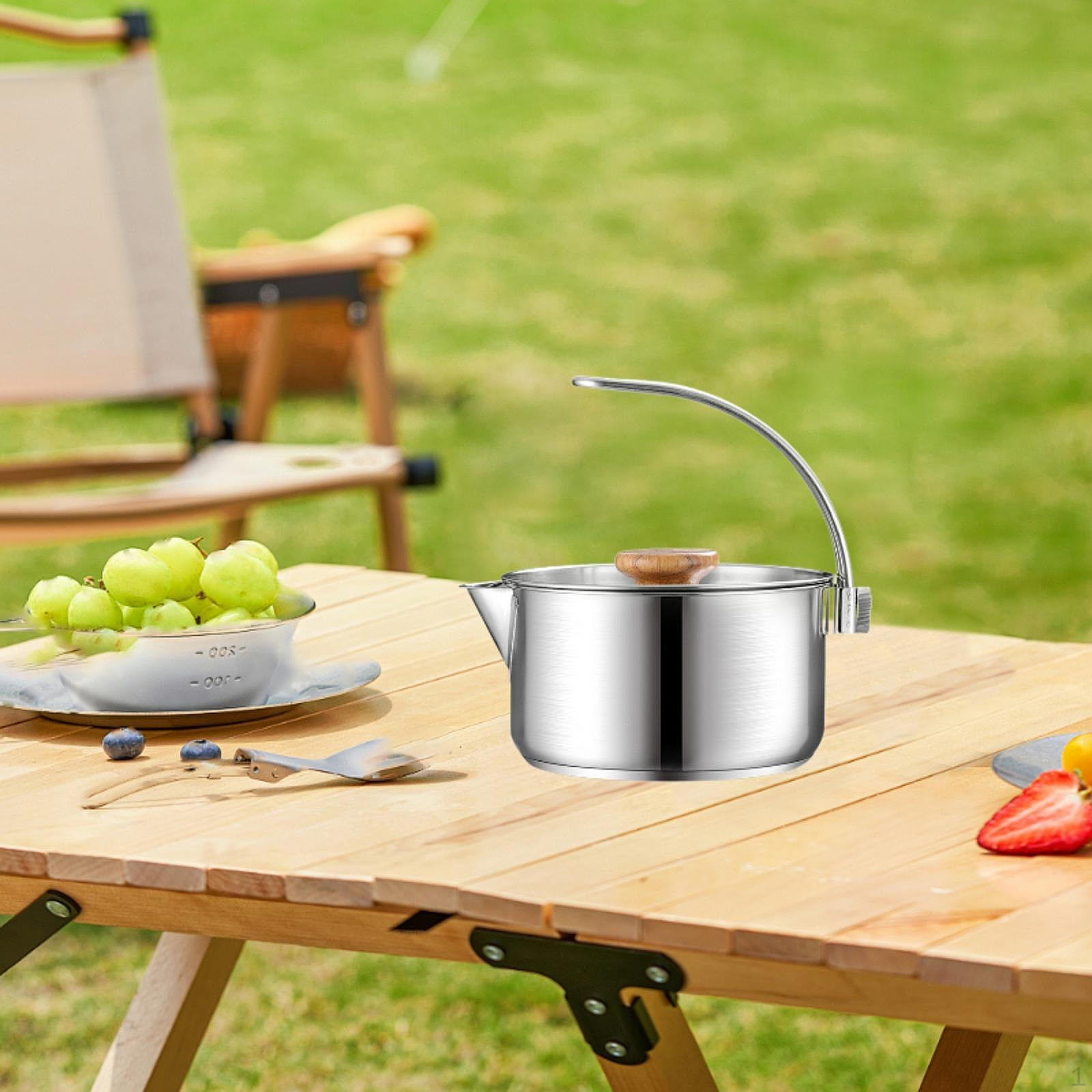 Походный чайник для костра, вода, посуда, горшок для кофе, чая для пляжного барбекю 1000 ml
Походный чайник для костра, вода, посуда, горшок для кофе, чая для пляжного барбекю 1000 ml