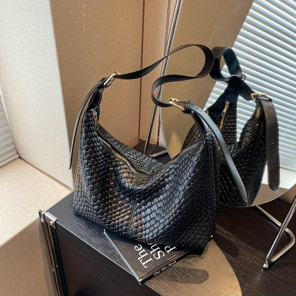 Модная сумка через плечо с тканым узором, сумка большой емкости, стильная универсальная сумка через плечо для женщин
Модная сумка через плечо с тканым узором, сумка большой емкости, стильная универсальная сумка через плечо для женщин