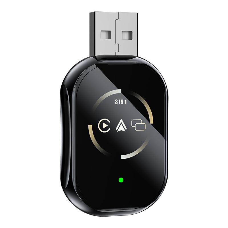 3 In 1 Wireless Carplay Adapter Wired To Wireless Smart AI Box for Airplay Android Auto MirrorLink Bluetooth+ Wifi USB Dongle For Apple
3 In 1 Wireless Carplay Adapter Wired To Wireless Smart AI Box for Airplay Android Auto MirrorLink Bluetooth+ Wifi USB Dongle For Apple