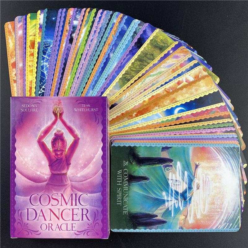 Карты Cosmic Dancer Oracle Cards Party Table Game Высококачественная колода Таро с гаданием и путеводителем
Карты Cosmic Dancer Oracle Cards Party Table Game Высококачественная колода Таро с гаданием и путеводителем