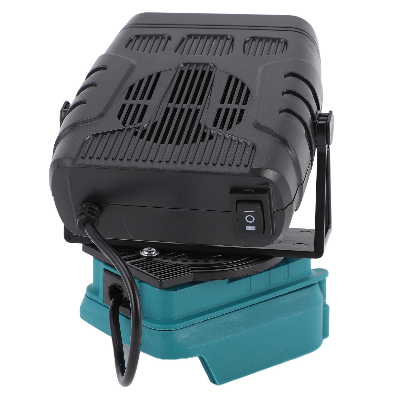 Кімнатний обігрівач з постійною температурою, підходить для літій-іонної батареї BL1850, 200 Вт, портативний обігрівач-вентилятор з подвійними USB-портами, 2 температурні режими
Кімнатний обігрівач з постійною температурою, підходить для літій-іонної батареї BL1850, 200 Вт, портативний обігрівач-вентилятор з подвійними USB-портами, 2 температурні режими