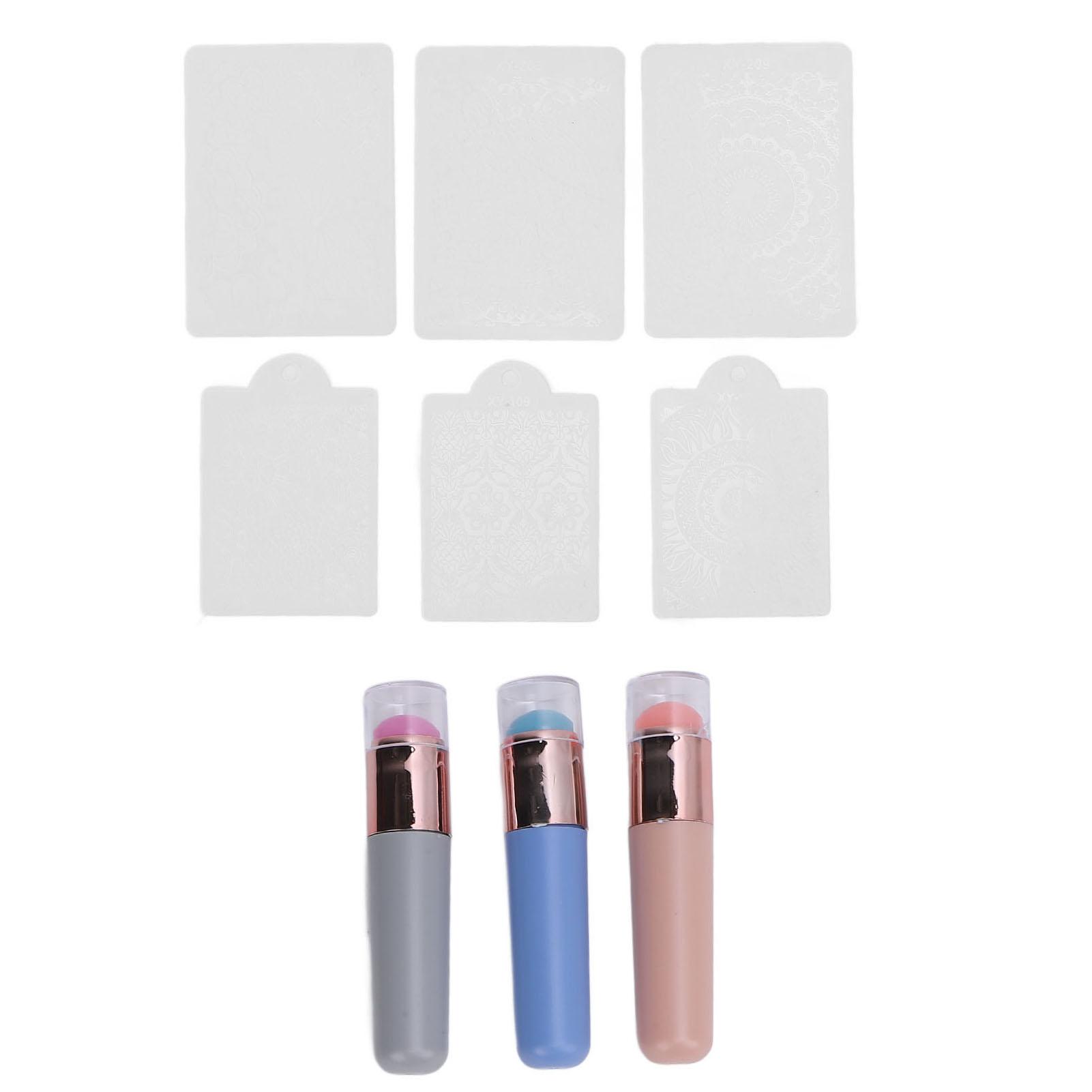 Silicone Brush for Ombre Nail Art Portable Chrome Applicator Chrome Nail Powder Applicator Stamping Plates for Nail
Silicone Brush for Ombre Nail Art Portable Chrome Applicator Chrome Nail Powder Applicator Stamping Plates for Nail