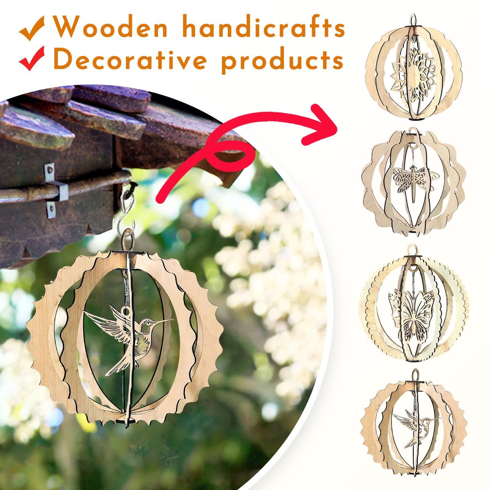 Wooden Hummingbird Windmill Pendant, Balcony Garden Decoration Pendant, Cross-border Wooden Crafts One Size
Wooden Hummingbird Windmill Pendant, Balcony Garden Decoration Pendant, Cross-border Wooden Crafts One Size