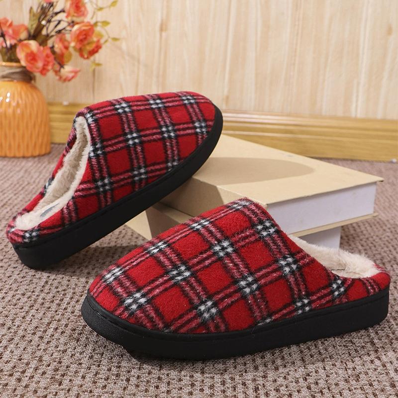 Модные плюшевые тапочки в клетку смешанных цветов для женщин, мягкая подошва, нескользящие, женские тапочки из искусственного меха, теплые домашние хлопковые шлепанцы для помещений 36-37 красный
Модные плюшевые тапочки в клетку смешанных цветов для женщин, мягкая подошва, нескользящие, женские тапочки из искусственного меха, теплые домашние хлопковые шлепанцы для помещений 36-37 красный