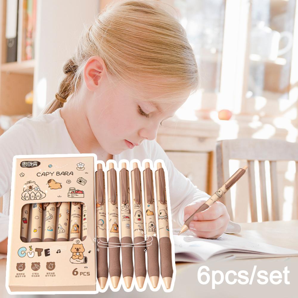 6 шт./кор. ручка для подписи Press Type Soft Cloud Grip, пишущие инструменты, новая ручка Capybara Neutral Student
6 шт./кор. ручка для подписи Press Type Soft Cloud Grip, пишущие инструменты, новая ручка Capybara Neutral Student
